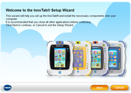 InnoTab<sup>®</sup> Setup Wizard