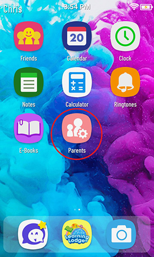 Screen: Kid Homescreen