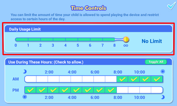 Daily Usage Limit Bar