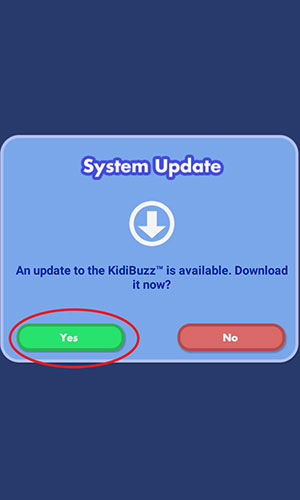 Screen: System Update