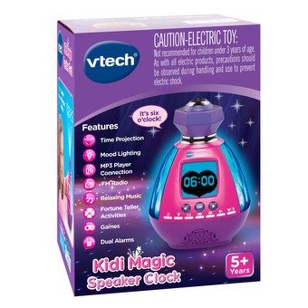 VTech Kidi Magic Light Projector Speaker Clock with AC Adapter