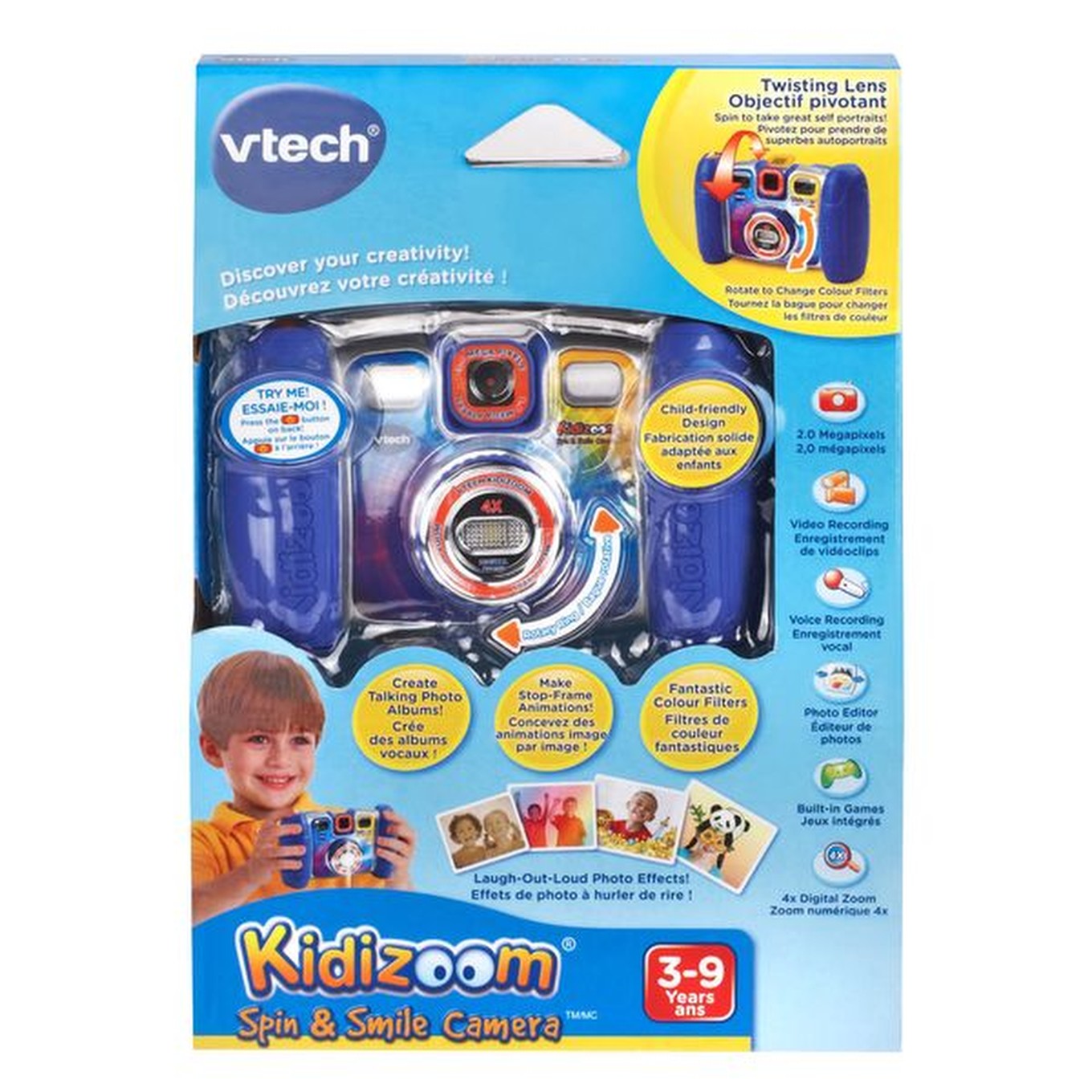 KidiZoom Spin & Smile Camera │Kids Digital Camera