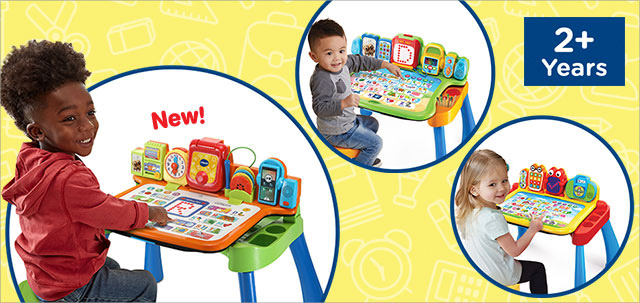Get Ready for School Learning Desk, Explore & Write Activity Desk, Touch & Learn Activity Desk Deluxe for ages 2 years and older
