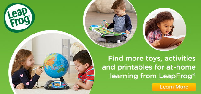 Find more toys, activities and printables for at-home learning from LeapForg. Learn More!