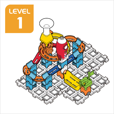 Marble Rush Launchpad Set Build 1, Level 1