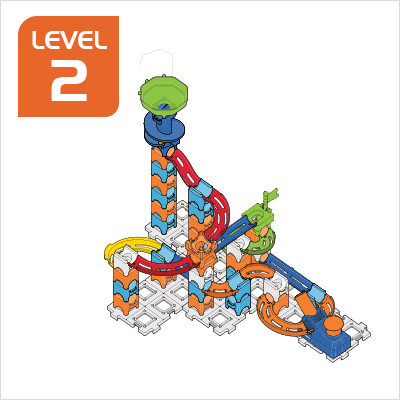 Marble Rush Spiral Starter Set Build 2, Level 2