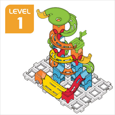 Marble Rush Corkscrew Rush Set Build 2, Level 1