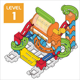 Marble Rush Corkscrew Rush Set Build 3, Level 1