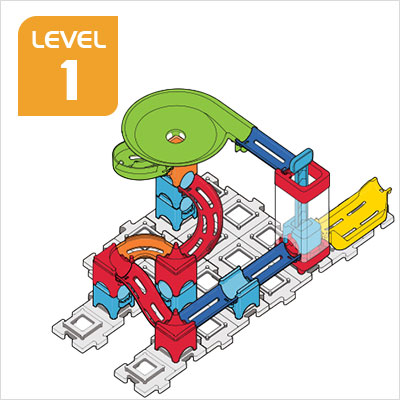 Marble Rush Corkscrew Rush Set Build 5, Level 1