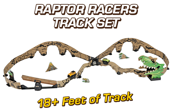 VTech Turbo Edge Riders Raptor Racers Track Set. 18 plus feet of track.