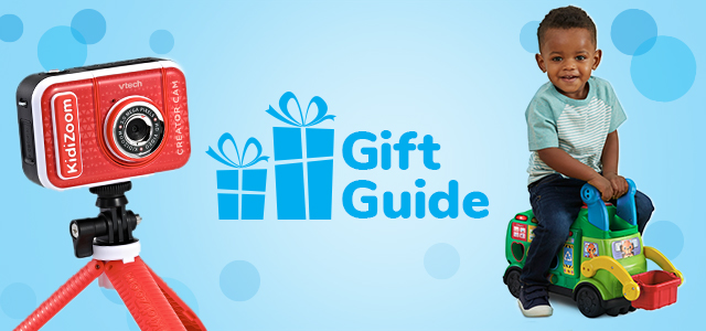 VTech Gift Guide Gift Guide. Sort & Recycle Ride On Truck. KidiZoom Creator Cam. 4 in 1 Learning Letters Train. Stroll & Discover Activity Walker.