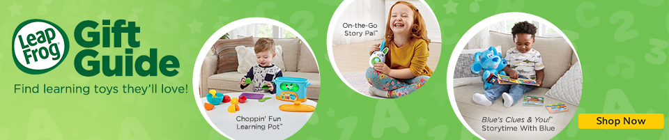 LeapFrog Gift Guide. Find learning toys they'll love! Choppin Fun Learning Pot, On-the-Go Story Pal, Blue's Clues & You! Storytime Blue. Shop now!